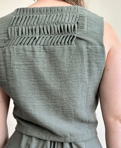 Conjunto de calça e cropped Olívia - loja online