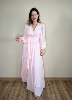 VESTIDO LONGO com manga MONIÊ - Moniê