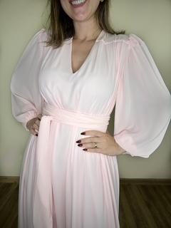 VESTIDO LONGO com manga MONIÊ - loja online
