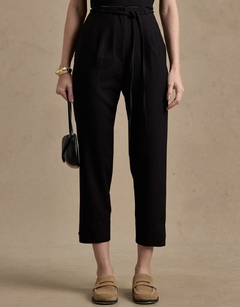 Calça de alfaiataria reta preta - comprar online