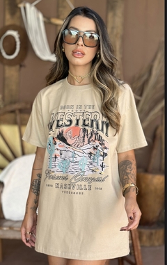 CAMISETA branca de algodão estampada - comprar online