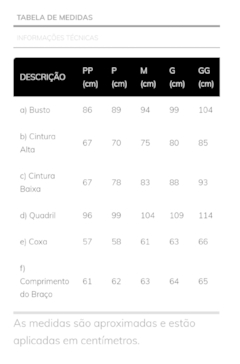 Body com sobreposição de um ombro só Fran - Moniê
