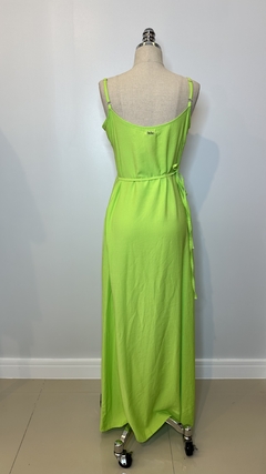 Vestido longo decote transpassado Vivian - Moniê