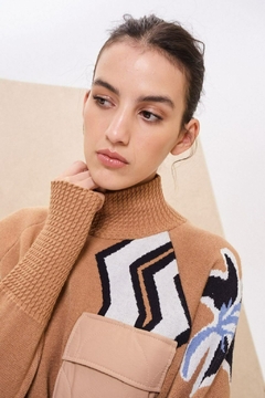 SWEATER OASIS - camel - Romeo