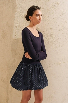 VESTIDO EMILIA - AZUL - comprar online