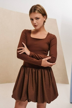 VESTIDO EMILIA - CAMEL