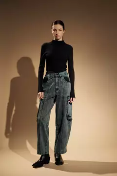 JEAN AMAPOLA - azul - comprar online