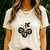 T-shirt Feminina Lucky Cherry 100% Algodão