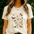 T-Shirt Borboletas & Folhas - Exclusiva
