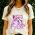 T-Shirt Pink Fur Cheetah Atitude na internet