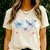 T-Shirt Borboletas Watercolor Exclusiva