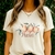 T-Shirt Peaches Artística - 100% Algodão