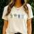 T-Shirt Estampa Cactos e Suculentas Cool