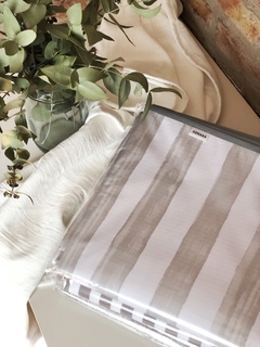 MANTEL PINCEL GRIS