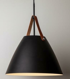 LAMPARA COLGANTE APLIQUE SIMIL CUERO - comprar online