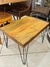 Mesa de Centro com Pés de Ferro - 0,50x0,66x0,35m