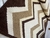 Tapete Chevron Zigzag Marrom - 1,34x0,73m - comprar online