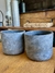 Vaso de Cerâmica Cinza - 8x16cm (DxA) - comprar online