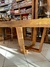 Mesa Quadrada Pés Cruzados - 1,60x1,60m - comprar online