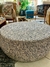 Mesa de Centro Estilo Puff Tramado - Ø90x0,35m