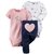 Imagem do Carters conjunto de roupas de desenho animado para bebê menina, conjunto de manga comprida com decote em o, body + calças para recém-nascido, fantasia unissex de algodão para recém-nascido