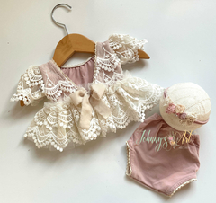 Conj. Charlotte Rosé Newborn - Johnny's Art