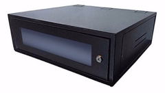 RACK PADRÃO 19" 3U X 470 PRETO VISOR DE ACRÍLICO - GFORCE