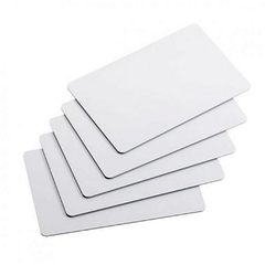 CARTAO PVC SONSUN 0,76 54X86 BRANCO 100 UN