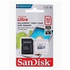CARTÃO DE MEMORIA SANDISK MICRO SDHC 64GB ULTRA COM ADAPTADOR SD 64GB