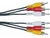 CABLE AUDIO/VIDEO RCA 3x3 M/M 10.00mts