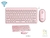 TECLADO/MOUSE INALAMBRICO ROSA NM-KB850-P (PILAS: MOU-1x"AA" + TEC-2x"AAA" NO/Incl)