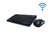 TECLADO/MOUSE INALAMBRICO USB NISUTA NS-WI67CO (PILAS 2 "AA")