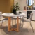 Mesa de reunião P25TUB redonda - Branco / Laranja - comprar online
