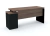 Mesa 164X60 pé gaveteiro 3 gavetas PE40