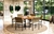 Conjunto PMC1798361 Mesa redonda em madeira com 6 cadeiras