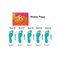 POPPY ZUECO FLOWER negro en internet