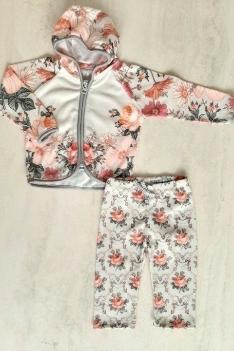 CAMPERA MICROPOLAR FLORAL - comprar online
