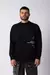 BUZO OVER NOVA IDEAS NEGRO - comprar online