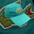 Bone Lacoste Big Croc Verde turques (fita de pano)
