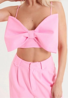 MYFT Top Laço de Alça - Moda Store