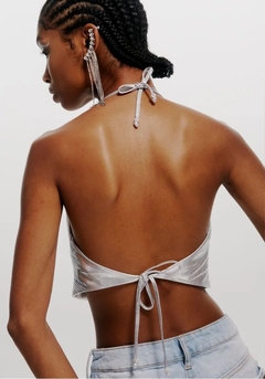 MYFT Top Cropped Lenço - comprar online