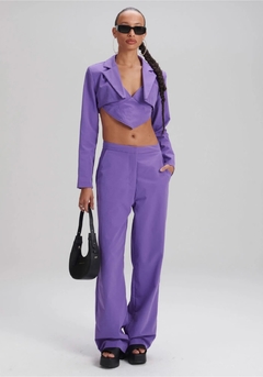 MYFT Calça Wide Leg Cintura Alta - comprar online