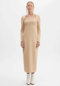 Vestido Super Midi Manga Longa Lança Perfume