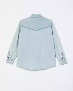 CAMISA MIRI USED LIGHT BLUE | WANAMA - comprar online