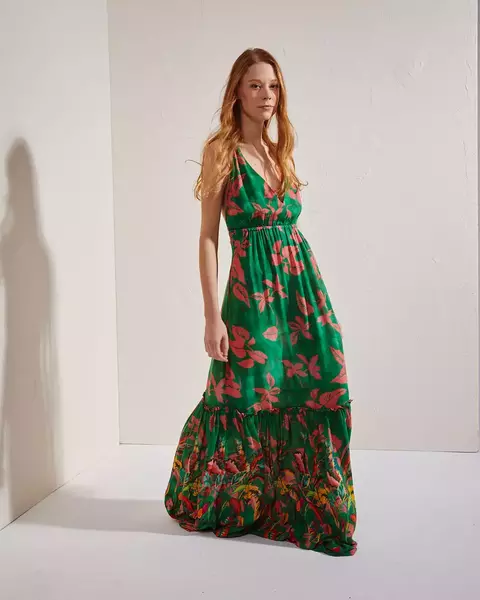 VESTIDO DELPHINA GREENERY / WANAMA