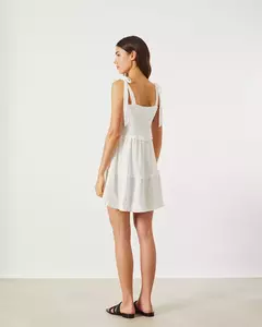 VESTIDO JANNY LINEN | WANAMA - tienda online