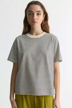 Imagen de REMERA HEAVY STRIPES IVY / DESIDERATA