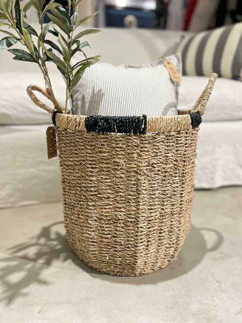 CANASTO LINEA PAZ 35 x 30 x37 CM / LAS LILAS HOME - comprar online