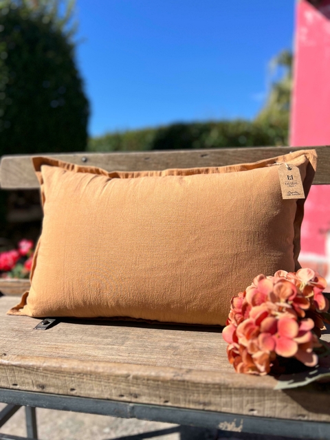 FUNDA 60 x 40 TUSOR CANELA / LAS LILAS HOME - comprar online