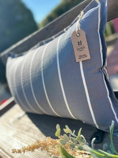 FUNDA 60 X 40 TUSOR AKIRA PLOMO INVERSO / LAS LILAS HOME en internet